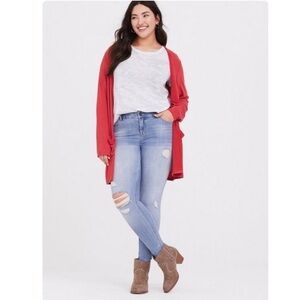 Torrid Bombshell Skinny Jean - Premium Stretch Light Wash 24R